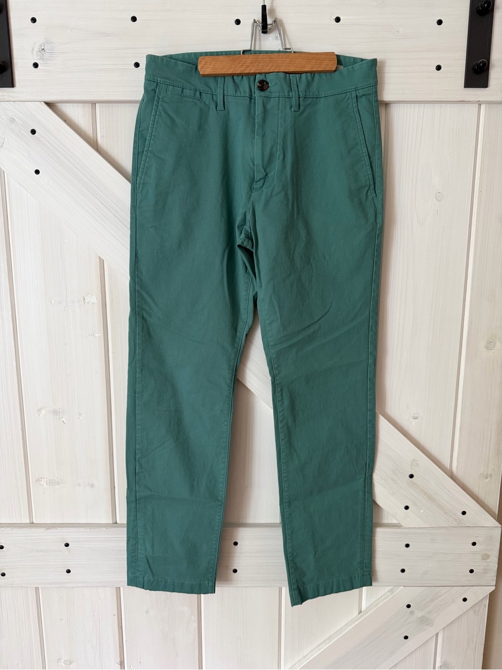 Goodfellow & Co Teal Green Stretch Chinos
